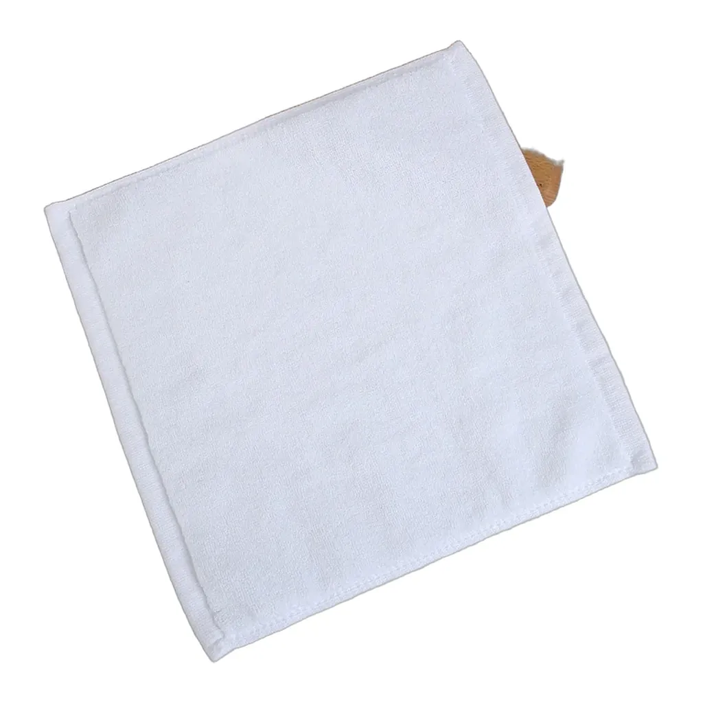 厂家纯棉白色小方巾30*30擦手巾印logo加厚不掉毛酒店小毛巾