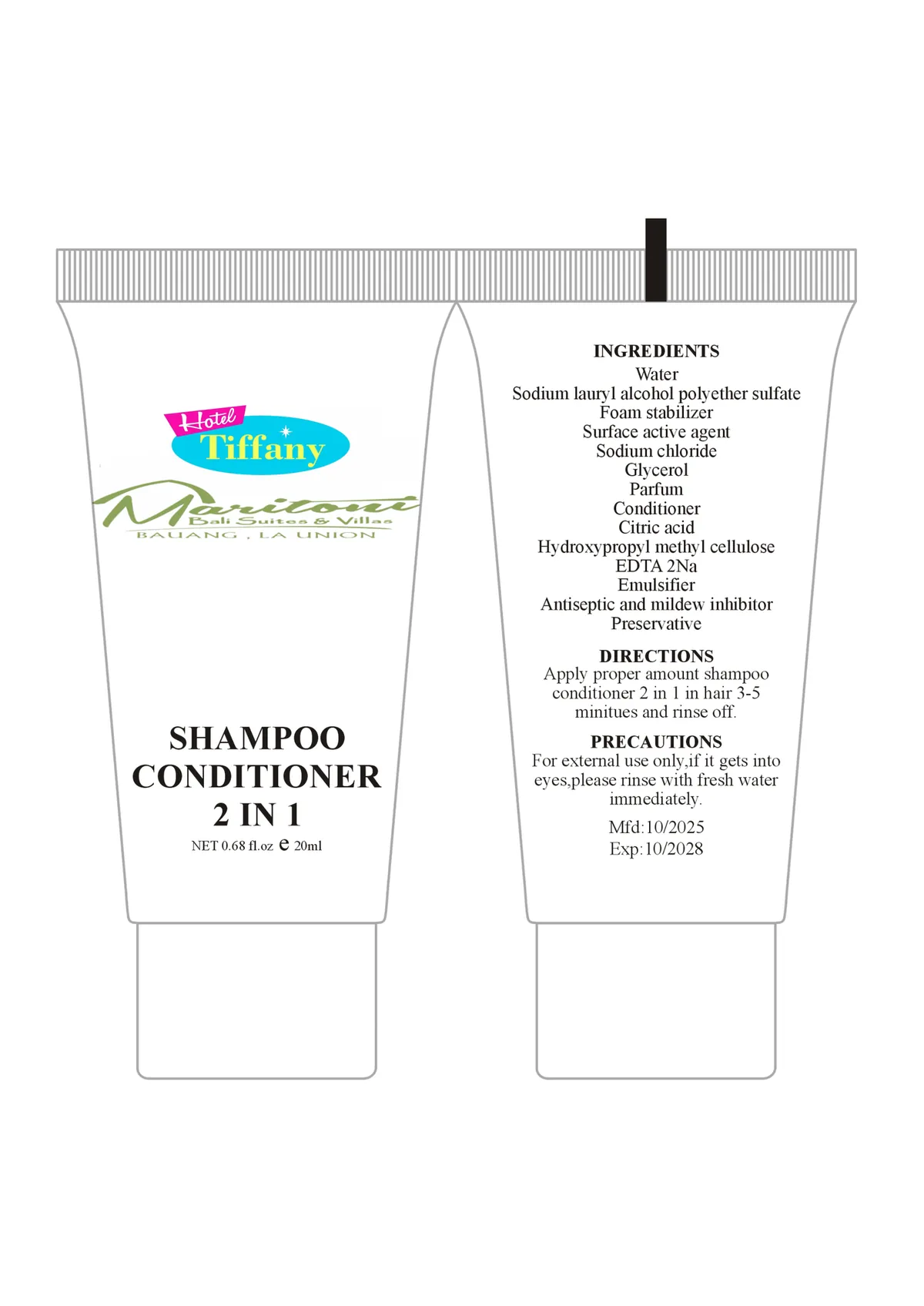 Toiletries 2in1 design